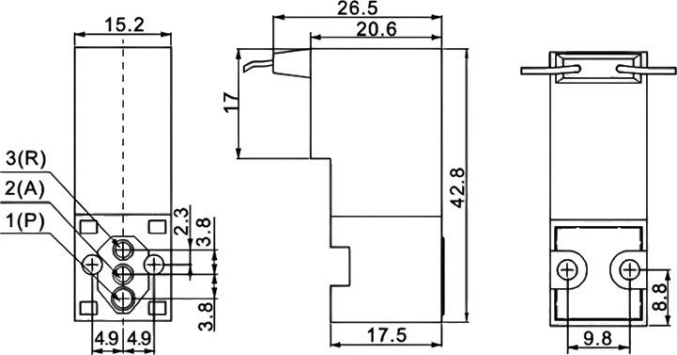 331-C4XB- solenoid valve size